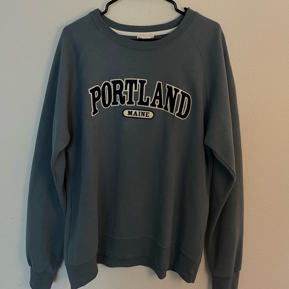 Vintage Portland Blue Sweater NEW Size M
